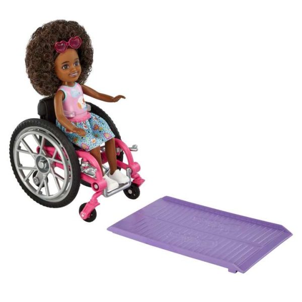 باربي تشيلسي وكرسي متحرك Barbie Chelsea Doll and Wheelchair - Image 2