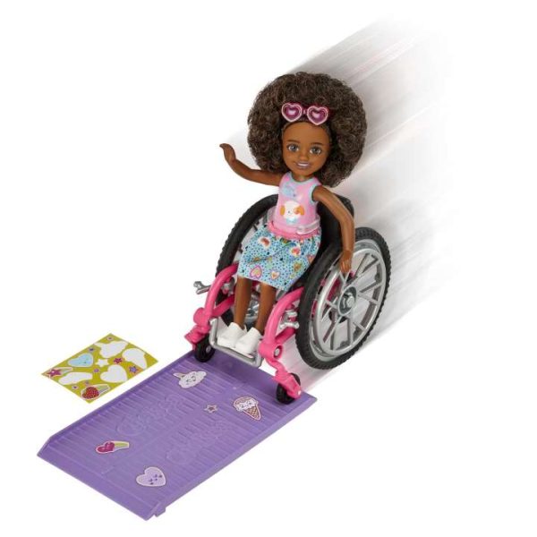 باربي تشيلسي وكرسي متحرك Barbie Chelsea Doll and Wheelchair - Image 9
