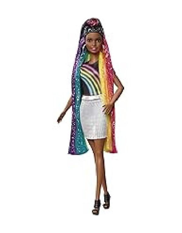 Barbie Rainbow Sparkle Style  باربي صبغة الشعر قوس قزح لامع - Image 10