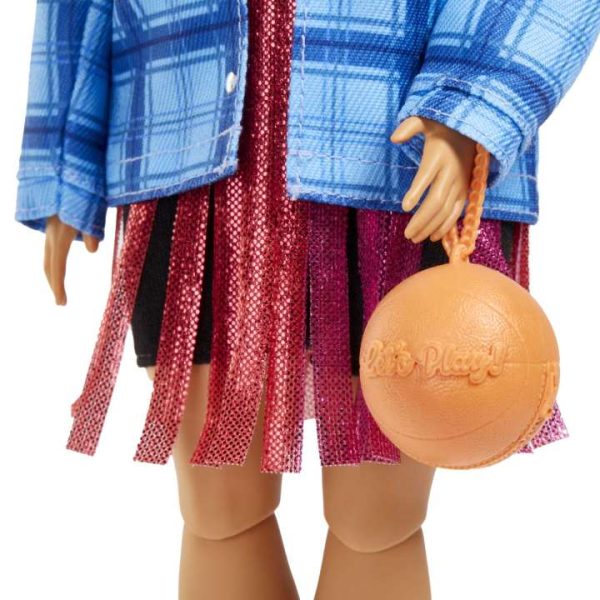 Barbie Extra Doll With Pet Corgi باربي إكسترا مع كلب كورجي الأليف - Image 7