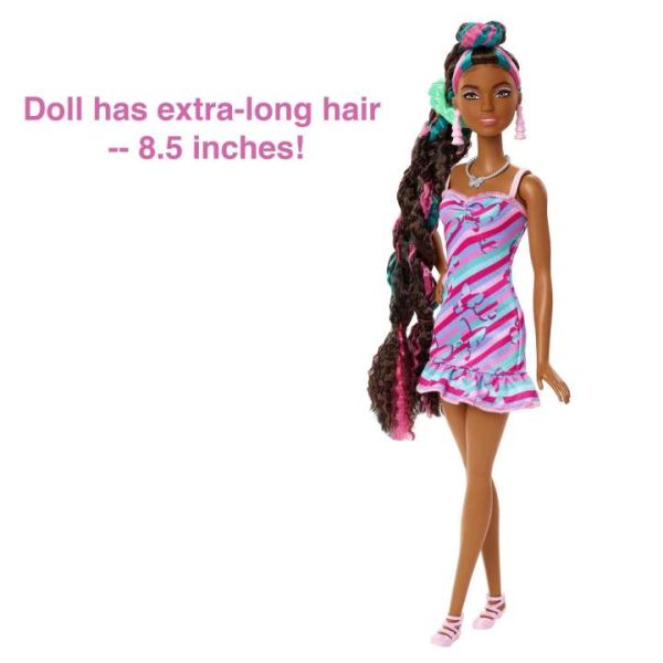 ⁦Barbie Totally Hair Butterfly-themed Doll باربي ذات الشعر الكامل ذات الطابع الفراشي⁩ - الصورة ⁦3⁩