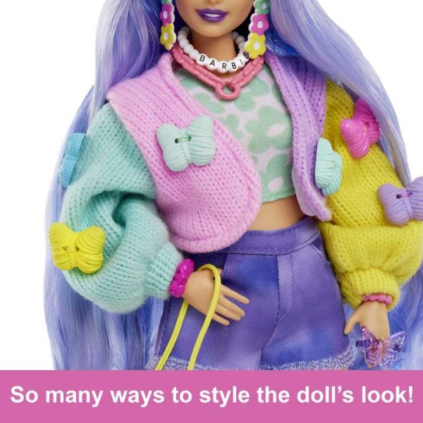 Barbie Extra Doll With Pet Koala باربي اكسترا مع حيوان الكوالا الأليف - Image 4