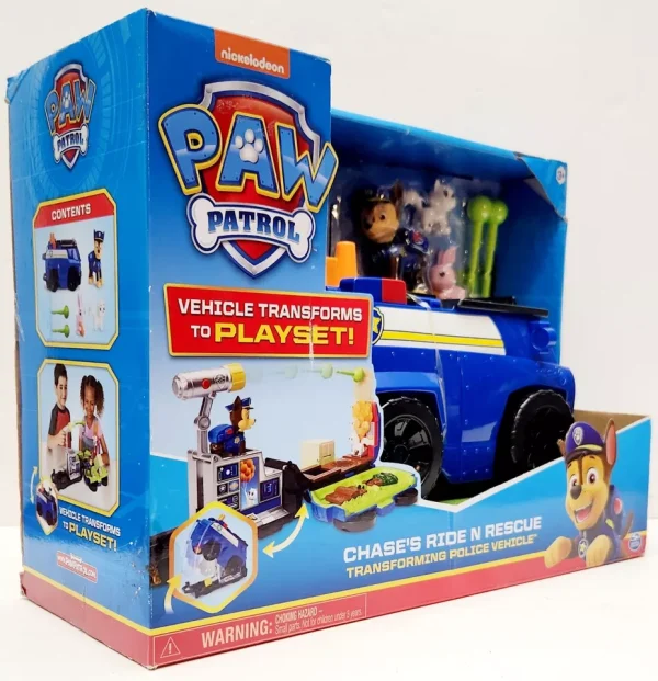 ⁦PAW Patrol Transforming 2-in-1 Play-set and Police Cruiser Chase سيارة شرطة تشيسي⁩ - الصورة ⁦10⁩
