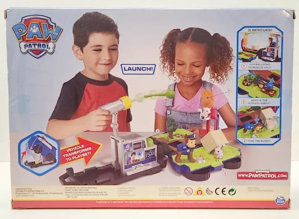 ⁦PAW Patrol Transforming 2-in-1 Play-set and Police Cruiser Chase سيارة شرطة تشيسي⁩ - الصورة ⁦14⁩