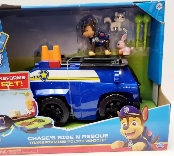 ⁦PAW Patrol Transforming 2-in-1 Play-set and Police Cruiser Chase سيارة شرطة تشيسي⁩ - الصورة ⁦15⁩