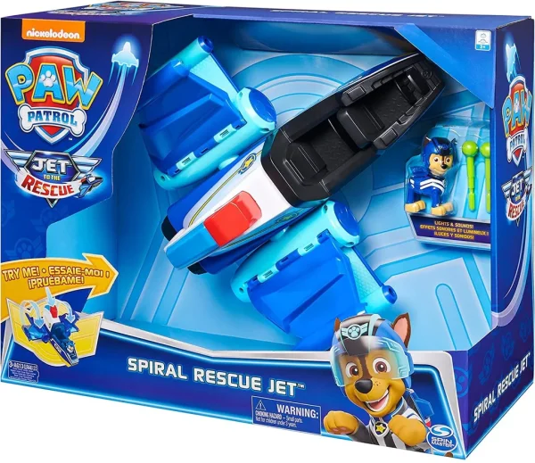 Spin Master Paw Patrol Spiral Jet Chase طائرة تشيسي الخارقة - Image 5
