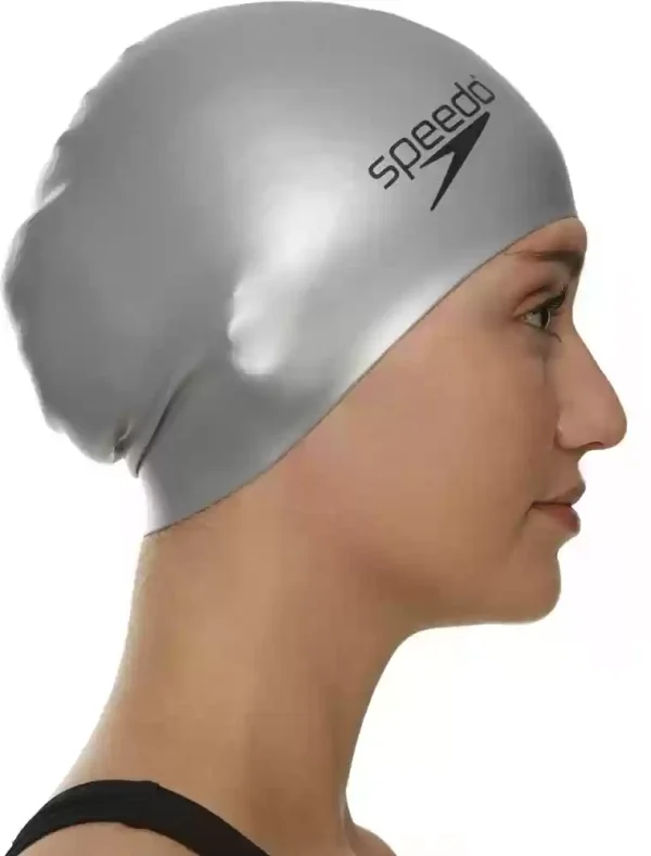 Adult Pace Cap Silver SPEEDO طقية سباحة - Image 9