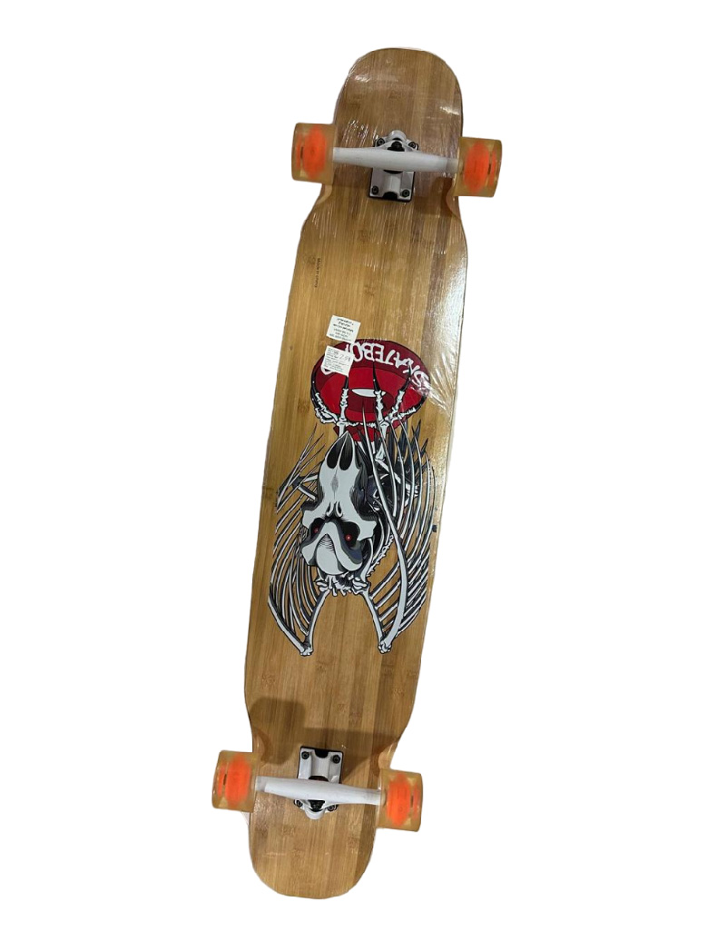 سكيت بورد خشب طويل ( لوح تزلج) SKATE BOARD - الصورة 3