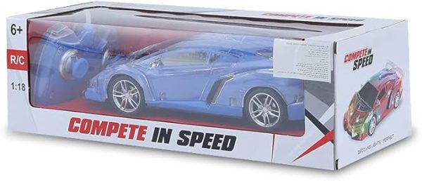 ⁦سيارة ريموت كونترول للاطفال RC COMPETE IN SPEED RACING CAR TOY WITH REMOTE CONTROL⁩ - الصورة ⁦9⁩