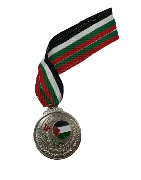 ⁦ميدالية شعلة وعلم فلسطين صغير⁩ - الصورة ⁦4⁩