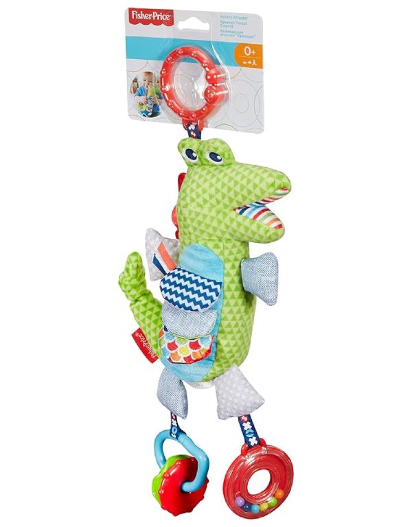 لعبة علاقة سرير بيبي تمساح FISHER PRICE ACTIVITY ALLIGATOR