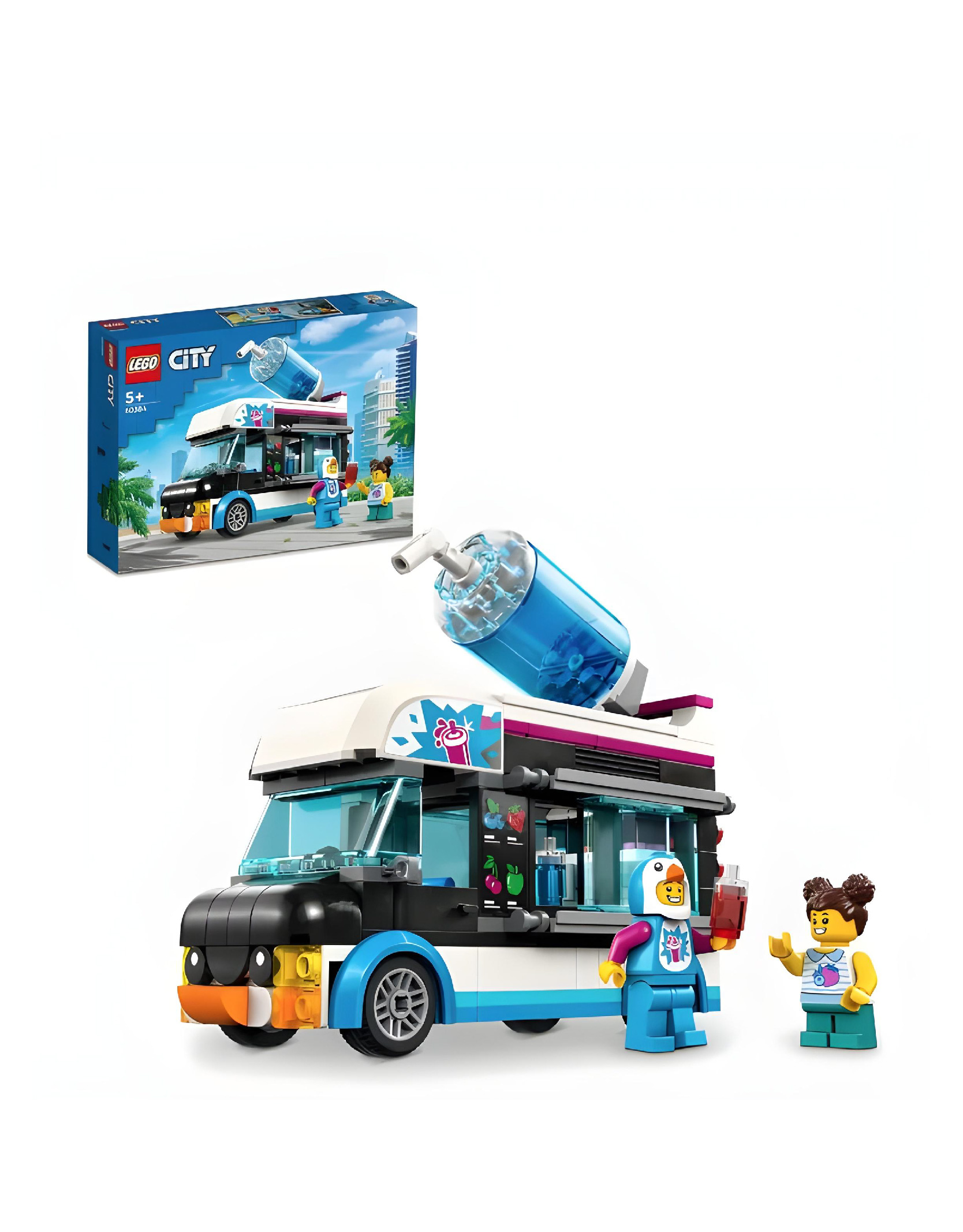 LEGO  CITY PENGUIN SLUSHY VAN ليجو سيتي بينجوين(مكعبات) - الصورة 22