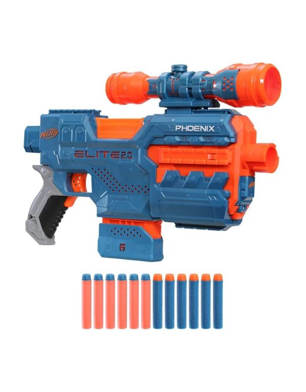 NERF ELITE 2.0 PHOENIX CS-6 MOTORISED BLASTER فرد نيرف - Image 5