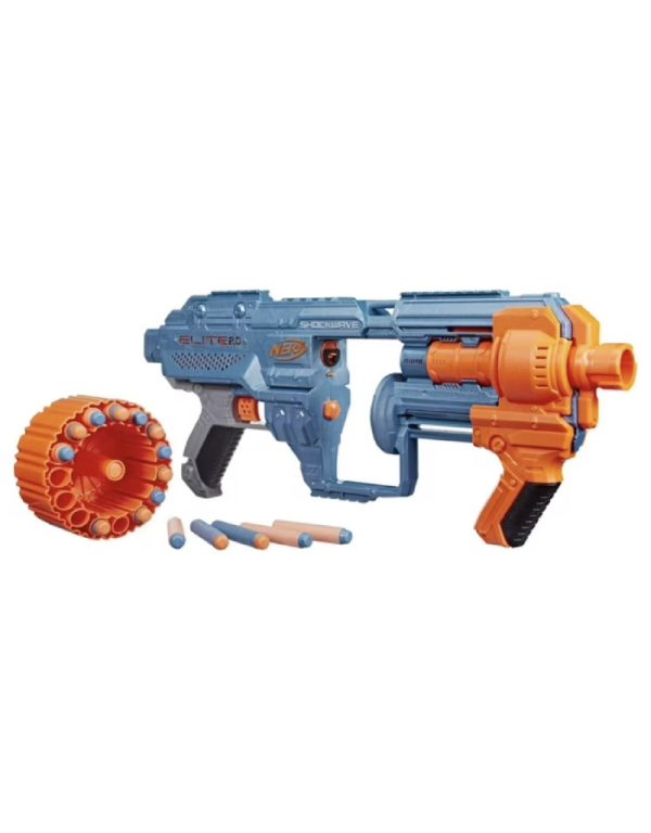 ⁦NERF ELITE 2.0 SHOCKWAVE RD-15 BLASTER بارورد نيرف رشاش⁩ - الصورة ⁦10⁩