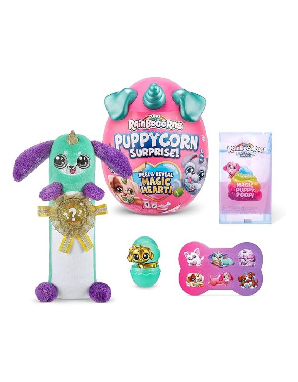 RAINBOCORNS ZURU PUPPYCORN SURPRISE بيضة رني بوب كورن - Image 9