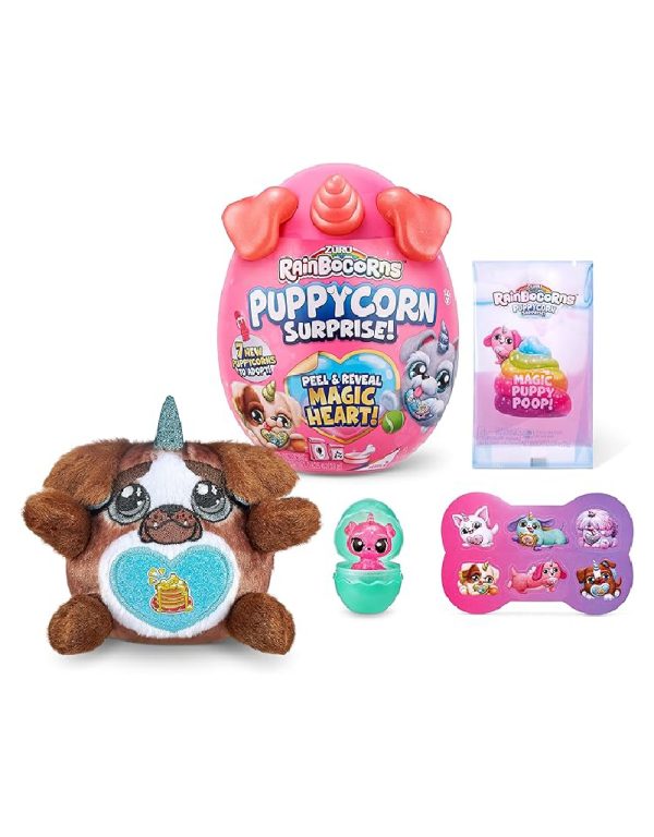 RAINBOCORNS ZURU PUPPYCORN SURPRISE بيضة رني بوب كورن - Image 11