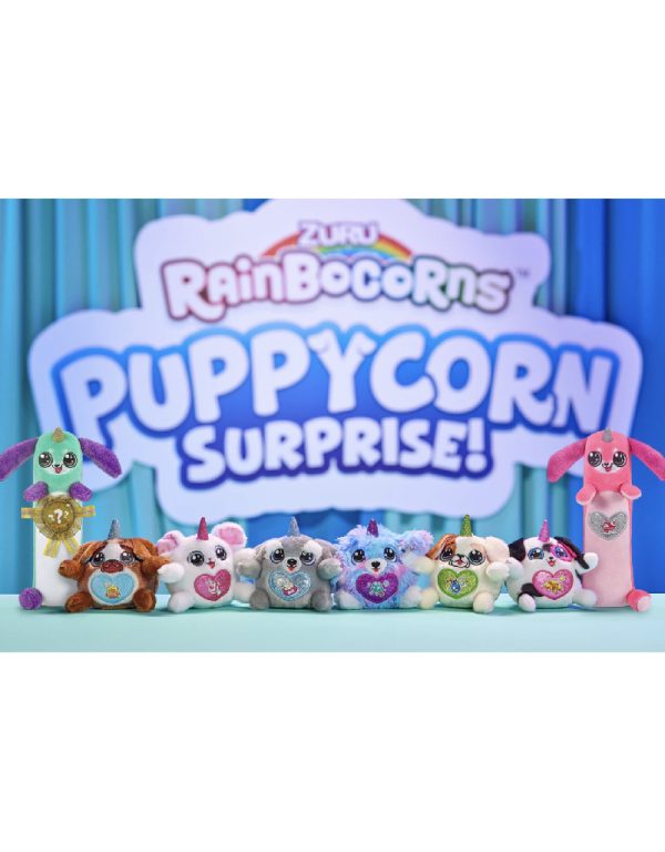 RAINBOCORNS ZURU PUPPYCORN SURPRISE بيضة رني بوب كورن - Image 14