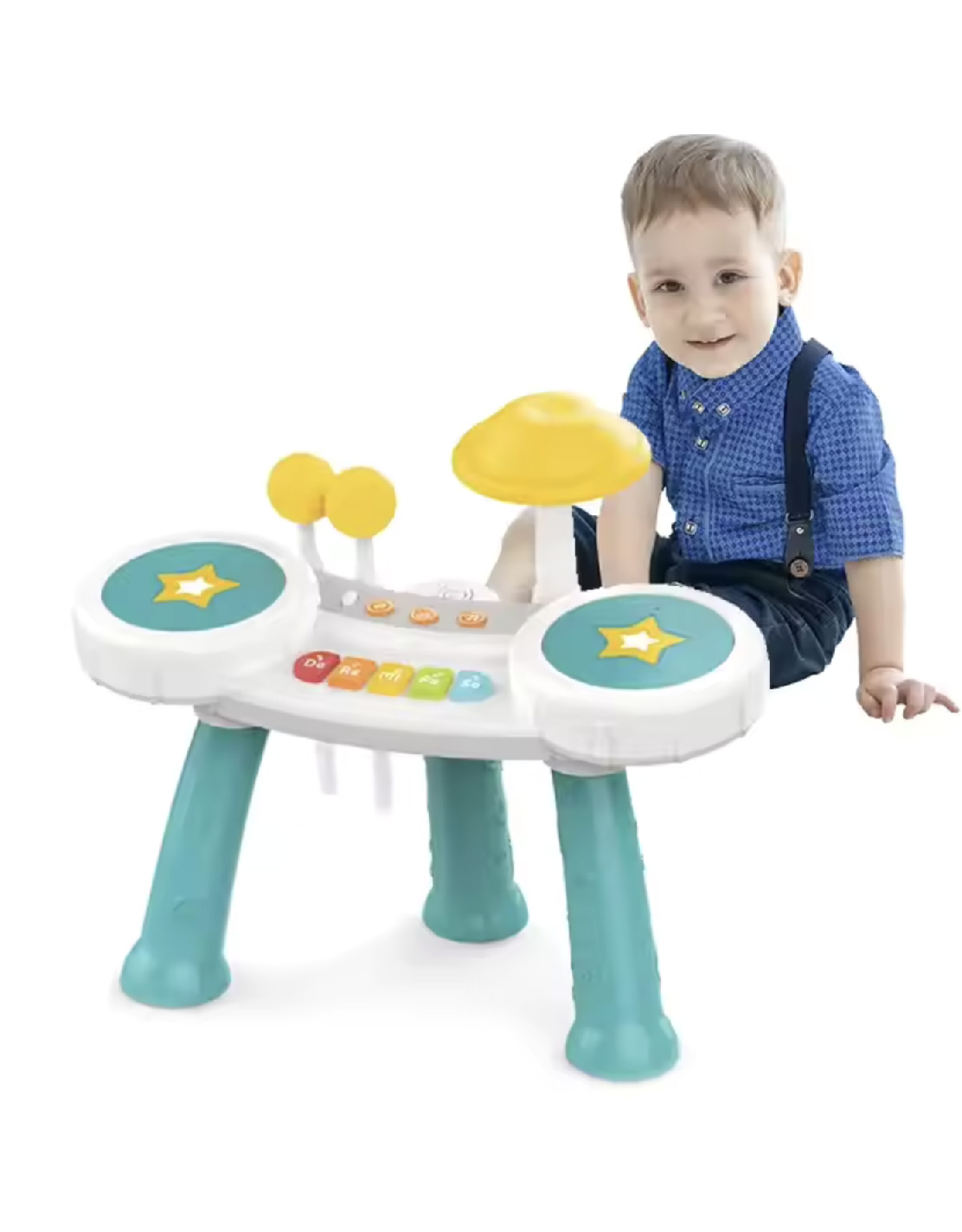 طبلة بيبي درمز MUSICAL EDUCATIONAL BABY PIANO AND DRUM - الصورة 15