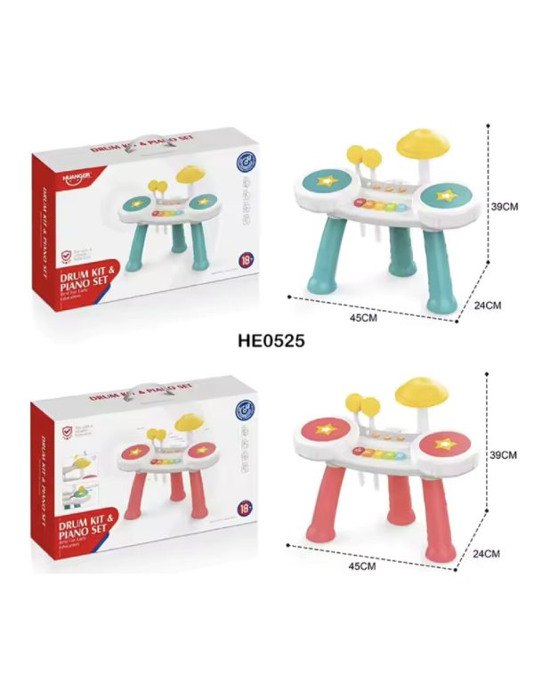 ⁦طبلة بيبي درمز MUSICAL EDUCATIONAL BABY PIANO AND DRUM⁩ - الصورة ⁦21⁩