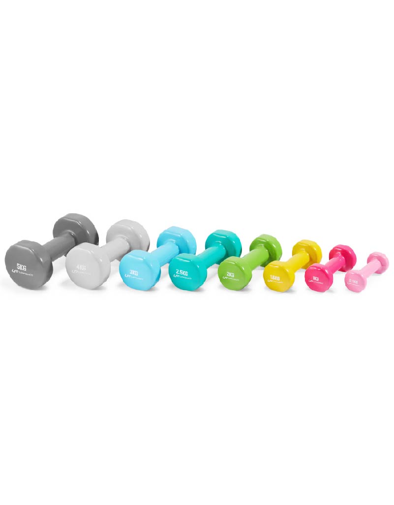 حديد بناتي (دمبل) MATTE DUMBBELL IRON+PVC