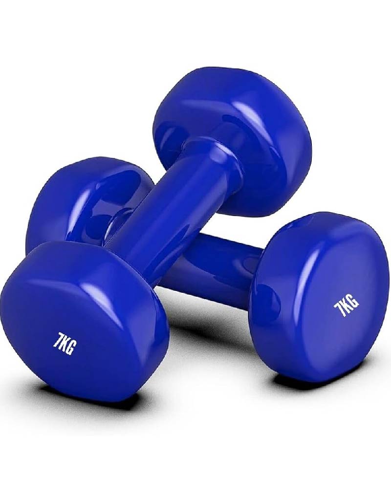 حديد بناتي (دمبل) MATTE DUMBBELL IRON+PVC - الصورة 2
