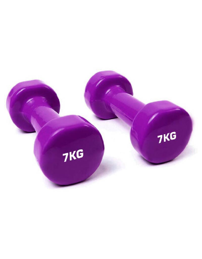 حديد بناتي (دمبل) MATTE DUMBBELL IRON+PVC - الصورة 8