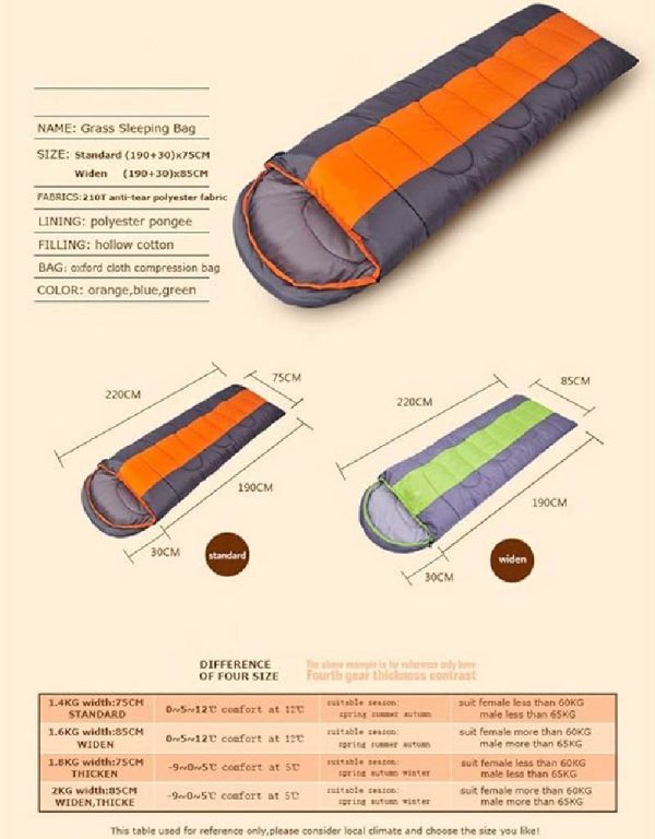 فرشة تخييم نوم SLEEPING BAG - Image 6