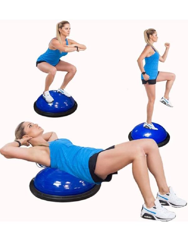 ⁦BALANCE TRAINER BLUE HALF BALL BOSU نصف كرة التوزان بوسو⁩ - الصورة ⁦4⁩