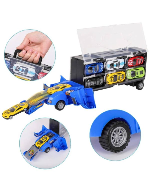 ⁦ترك حامل 6 سيارات TRUCK CARRYING DIE CAST METAL AND PLASTIC PARTS⁩ - الصورة ⁦8⁩