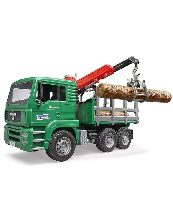 ⁦Bruder Forestry MAN Timber Truck شاحنة برودر للاخشاب⁩ - الصورة ⁦7⁩