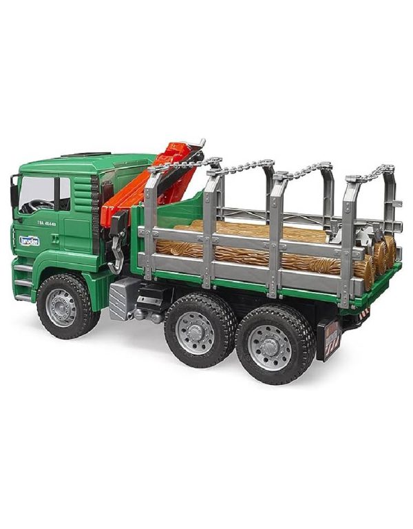 ⁦Bruder Forestry MAN Timber Truck شاحنة برودر للاخشاب⁩ - الصورة ⁦8⁩