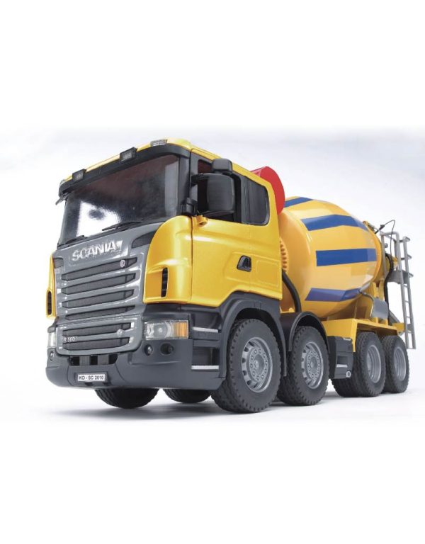 ⁦Bruder Scania R-Series Cement Mixer Truck شاحنة خلط الأسمنت برودر⁩ - الصورة ⁦6⁩