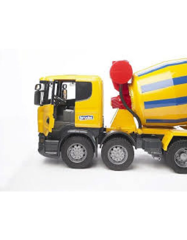 ⁦Bruder Scania R-Series Cement Mixer Truck شاحنة خلط الأسمنت برودر⁩ - الصورة ⁦10⁩