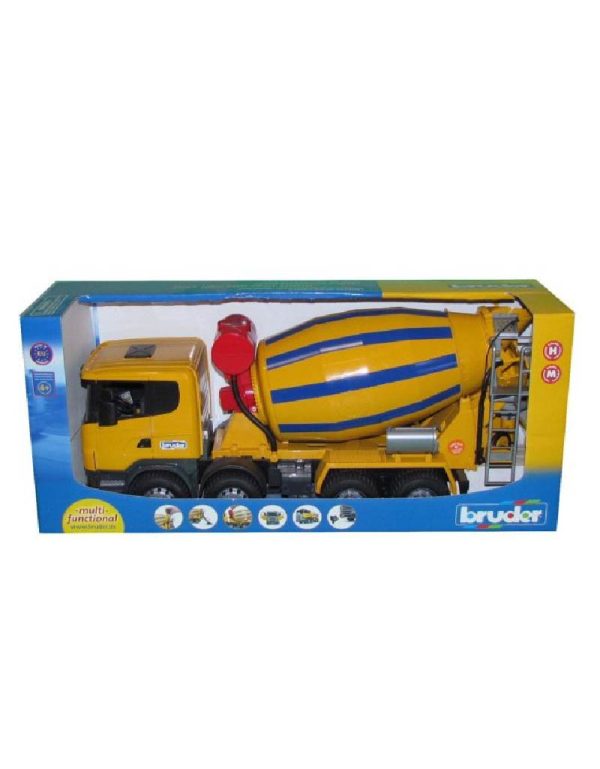 Bruder Scania R-Series Cement Mixer Truck شاحنة خلط الأسمنت برودر