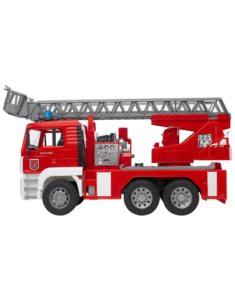 Bruder Toys Man Fire Engine سيارة إطفاء مان برودر تويز - Image 9