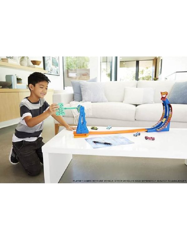 ⁦Hot Wheels STEAM Drop & Score Car Race Track مسار سباق السيارات⁩ - الصورة ⁦7⁩