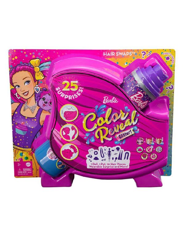 لعبة طقم باربي تغير لون BARBIE COLOR REVEAL SET