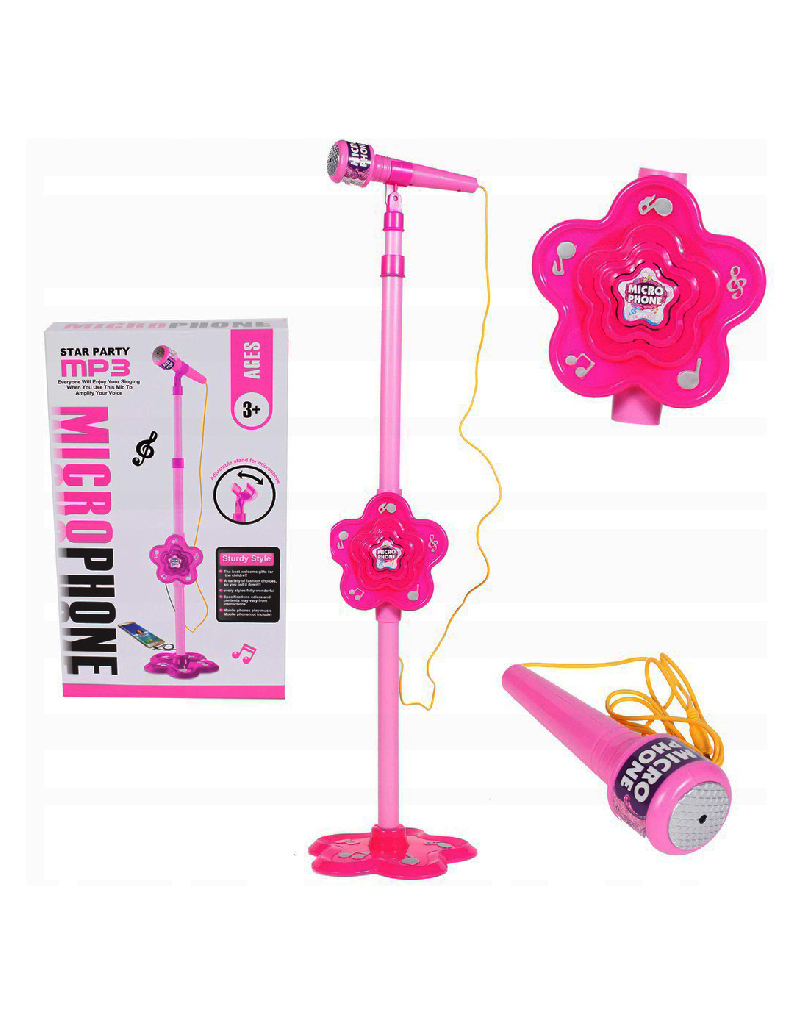 مايكروفون مع قاعدة STAR PARTY MP3 MICROPHONE - الصورة 2