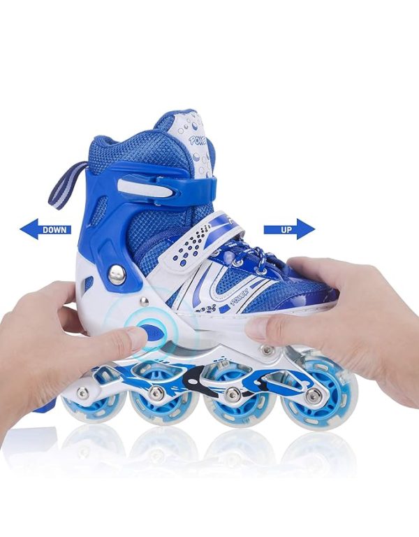 ⁦سكيت حذاء 4 عجال خلف بعض ( حذاء تزلج) SKATE SHOES⁩ - الصورة ⁦4⁩