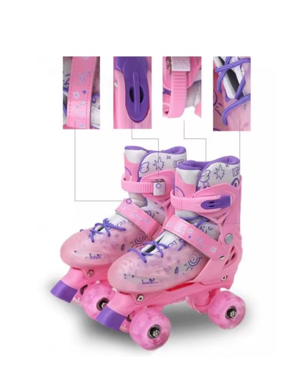 سكيت حذاء 2*2 عجال ( حذاء تزلج) SKATE SHOES - Image 7