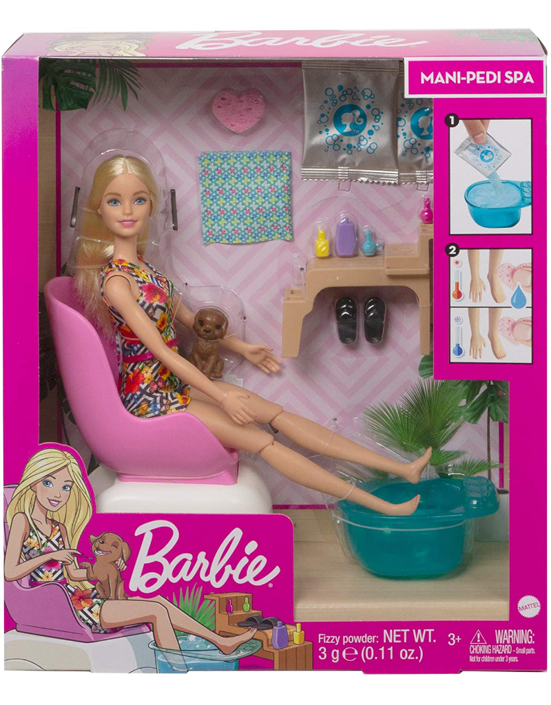 Barbie Mani-Pedi Spa باربي حمام مناكير