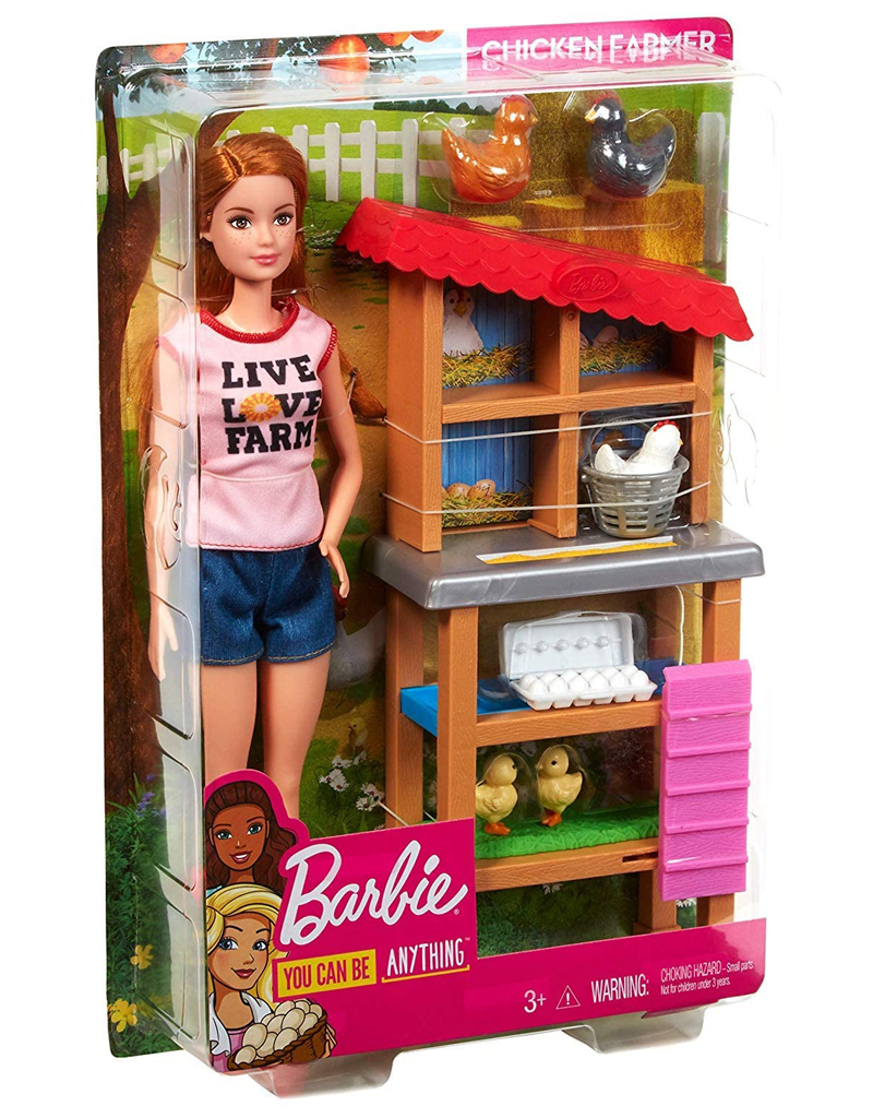 Barbie Chicken Farmer باربي مزعة الدواجن