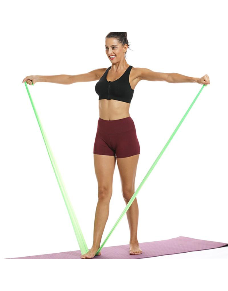 1.5m Yoga Pilates Stretch Resistance Band مغيط - الصورة 2